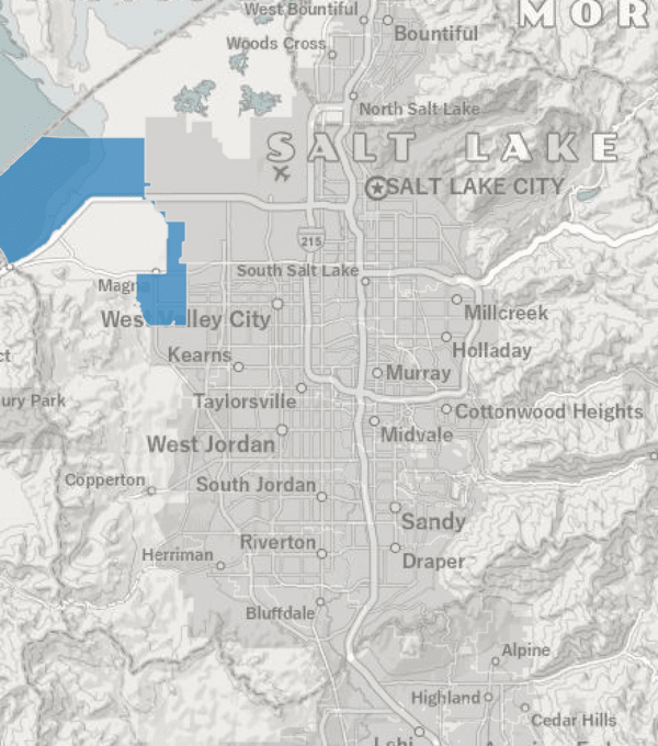 Magna City Service Area Map